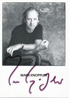 Mark Knopfler   Dire Straits  Musik  Autogrammkarte original signiert 