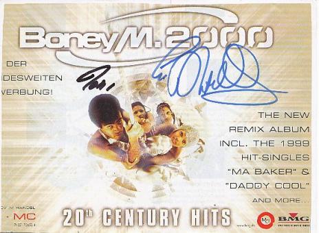 Boney M.  2000  Musik  Autogramm Bild original signiert 