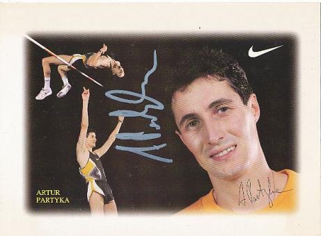 Artur Partyka  Polen   Leichtathletik Autogrammkarte original signiert 