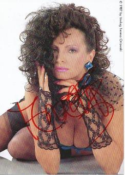 Teresa Orlowski  Sexy Erotik Model  Autogrammkarte  original signiert 