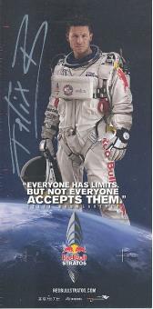 Felix Baumgartner Raumfahrt Extremsportler  Autogrammkarte original signiert 