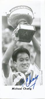 Michael Chang  USA  Tennis  Autogramm Foto  original signiert 