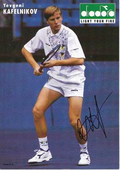 Yevgeni Kafelnikov  Rußland   Tennis  Autogrammkarte  original signiert 