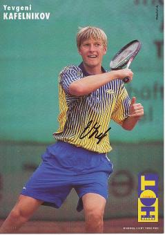 Yevgeni Kafelnikov  Rußland   Tennis  Autogrammkarte  original signiert 