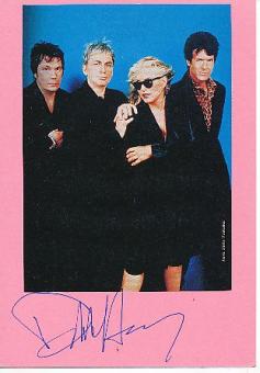 Debbie Harry    Blondie   Musik Autogramm Karte original signiert 