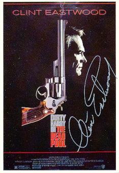 Clint Eastwood   Film + TV Autogrammkarte original signiert 