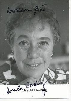 Ursula Herking † 1974  Film &  TV  Autogrammkarte original signiert 