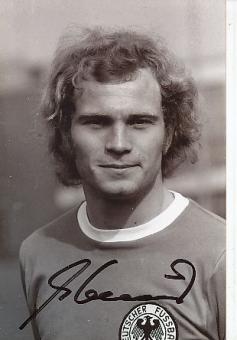 Uli Hoeneß  DFB Weltmeister WM 1974  Fußball Autogramm Foto original signiert 