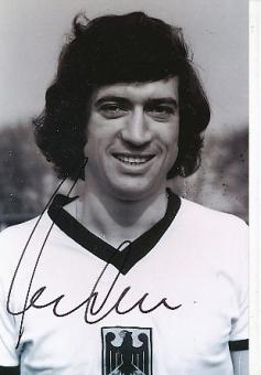 Bernd Cullmann  DFB Weltmeister WM 1974  Fußball Autogramm Foto original signiert 