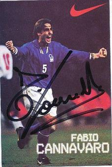 Fabio Cannavaro  Weltmeister WM 2006   Italien Fußball Autogrammkarte original signiert 