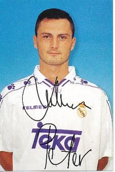 Peter Dubovský  † 2000  Real Madrid  Fußball Autogrammkarte original signiert 