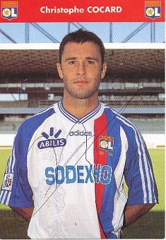 Christophe Cocard  Olympique Lyon  Fußball Autogrammkarte original signiert 