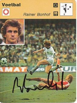 Rainer Bonhof  Borussia Mönchengladbach Fußball Autogrammkarte original signiert 