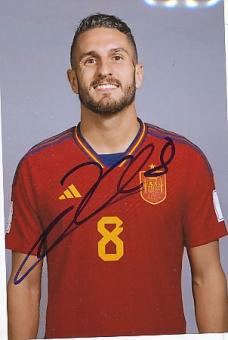 Koke Spanien  Fußball  Autogramm Foto  original signiert 