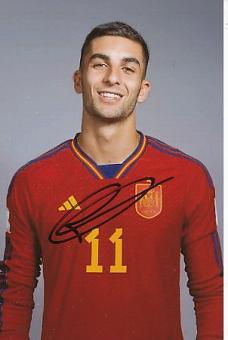 Ferran Torres   Spanien  Fußball  Autogramm Foto  original signiert 