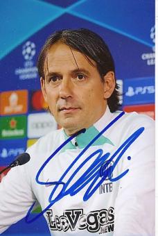 Simone Inzaghi   Inter Mailand  Fußball  Autogramm Foto  original signiert 