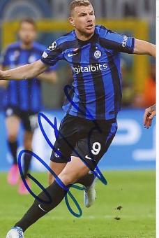 Edin Dzeko   Inter Mailand  Fußball  Autogramm Foto  original signiert 