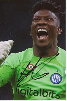 Andre Onana   Inter Mailand  Fußball  Autogramm Foto  original signiert 