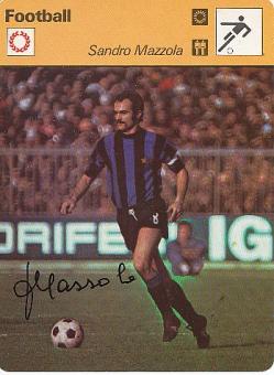 Sandro Mazzola   Inter Mailand   Fußball Autogrammkarte original signiert 