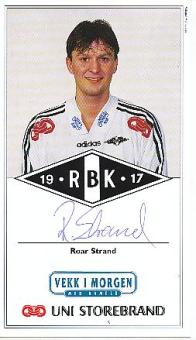 Roar Strand  Rosenborg Trondheim  Fußball Autogrammkarte original signiert 