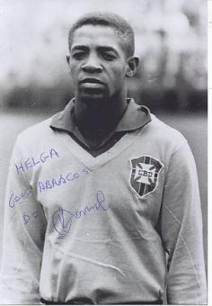 Dorval Rodrigues "Macale" † 2021  Brasilien  Fußball Autogramm Foto original signiert 
