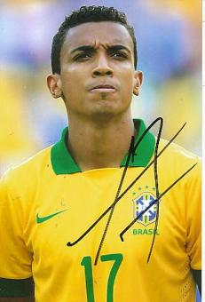 Luiz Gustavo  Brasilien  Fußball Autogramm Foto original signiert 