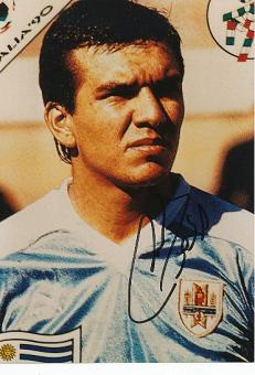 Ruben Sosa   Uruguay  WM 1990    Fußball  Autogramm 18 x 13 cm Foto  original signiert 