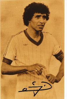 Abdelmajid Dolmy † 2017  Marokko    Fußball  Autogramm 18 x 12 cm Foto  original signiert 