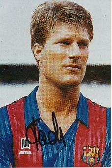 Michael Laudrup  FC Barcelona  Fußball Autogramm Foto original signiert 