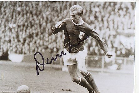 Denis Law  Schottland & Manchester  Fußball Autogramm Foto original signiert 