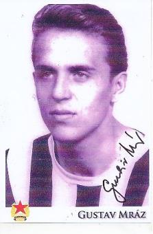 Gustav Mraz  CSSR WM 1958  Fußball Autogramm Foto  original signiert 