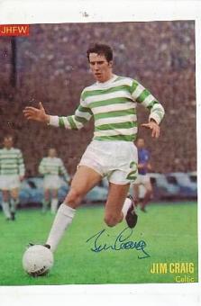 Jim Craig  Celtic Glasgow   Fußball Autogramm Foto original signiert 