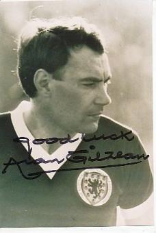 Alan Gilzean † 2018    Schottland  Fußball Autogramm Foto original signiert 