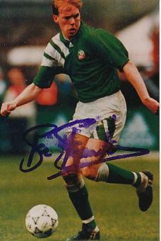 Steve Staunton    Irland WM 1990    Fußball Autogramm Foto original signiert 