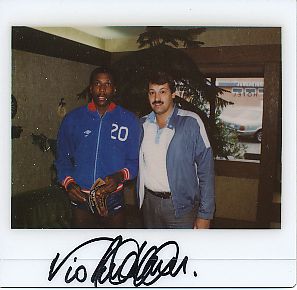 Viv Anderson  England WM 1986  Fußball Autogramm Foto original signiert 