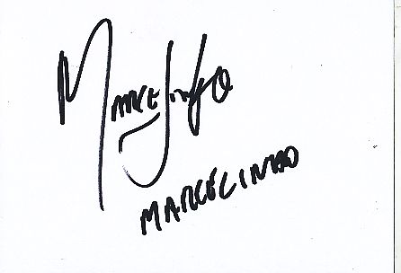 Marcelino  Brasilien   Fußball Autogramm Karte original signiert 