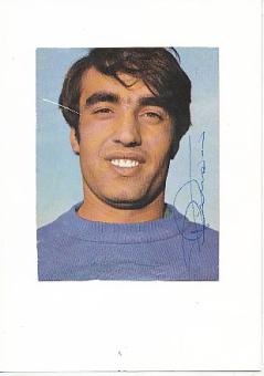 Pietro Anastasi † 2020  Italien  WM 1970 Bergmann  Fußball Autogramm Sammelbild original signiert 