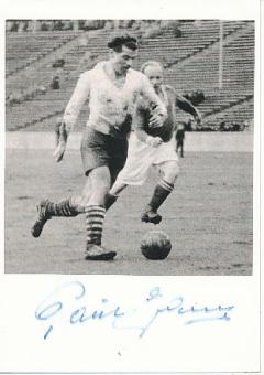 Paul Janes † 1987 DFB WM 1934  Fußball Autogramm Karte original signiert 