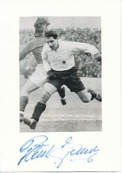 Paul Janes † 1987 DFB WM 1934  Fußball Autogramm Karte original signiert 