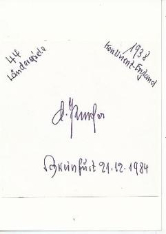 Andreas Kupfer † 2001  DFB   Fußball Autogramm Karte original signiert 