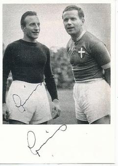 2  x  Horst Buhtz   DFB 1951  Fußball Autogramm Zeitschriftenbild  & Karte original signiert 