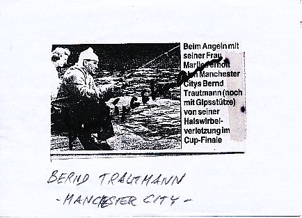 Bert Trautmann † 2013 Manchester City Legende   Fußball Autogramm Blatt original signiert 