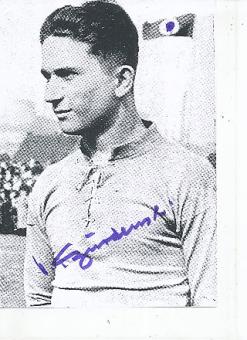 Herbert Burdenski † 2001   DFB   Fußball Autogramm Blatt original signiert 