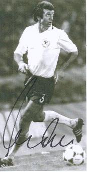 Bernd Cullmann  DFB Weltmeister WM 1974  Fußball Autogramm Blatt original signiert 