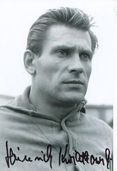 Heinrich Kwiatkowski † 2008  DFB Weltmeister WM 1954   Fußball Autogramm Foto original signiert 