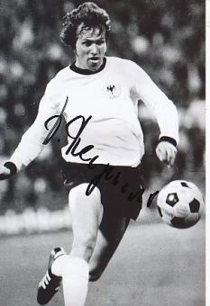 Jupp Heynckes  DFB Weltmeister WM 1974  Fußball Autogramm  Foto original signiert 