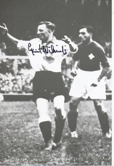 Ernst Willimowski † 1997  DFB 1941 & Polen 1934-39  Fußball Autogramm Foto original signiert 