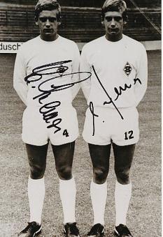 Erwin & Helmut Kremers   Borussia Mönchengladbach Fußball Autogramm Foto original signiert 