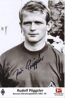 Rudolf Pöggeler   Borussia Mönchengladbach Fußball Autogramm Foto original signiert 