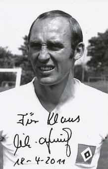 Willi Schulz  Hamburger SV   Fußball Autogramm Foto original signiert 